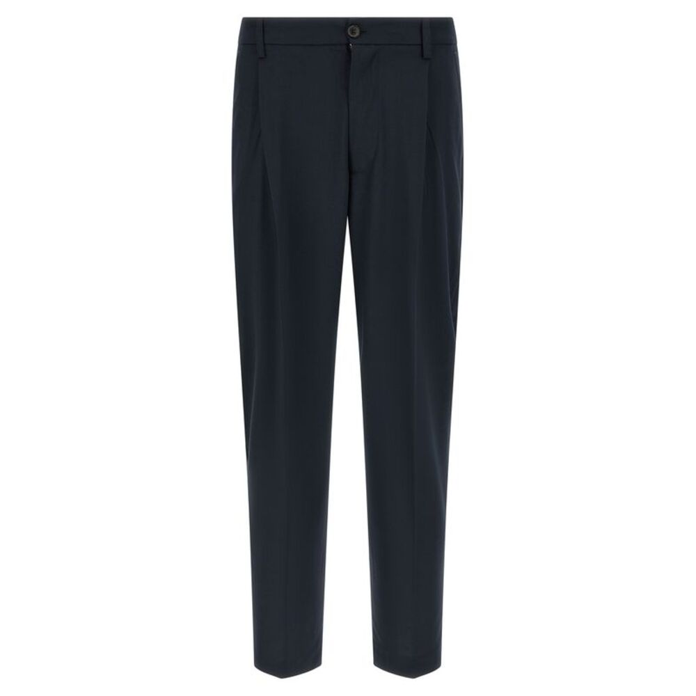 Department 5 Blue Polyester Casual Men's Pants